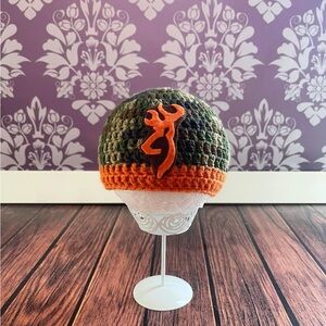 Crochet Camo Hunting Hat